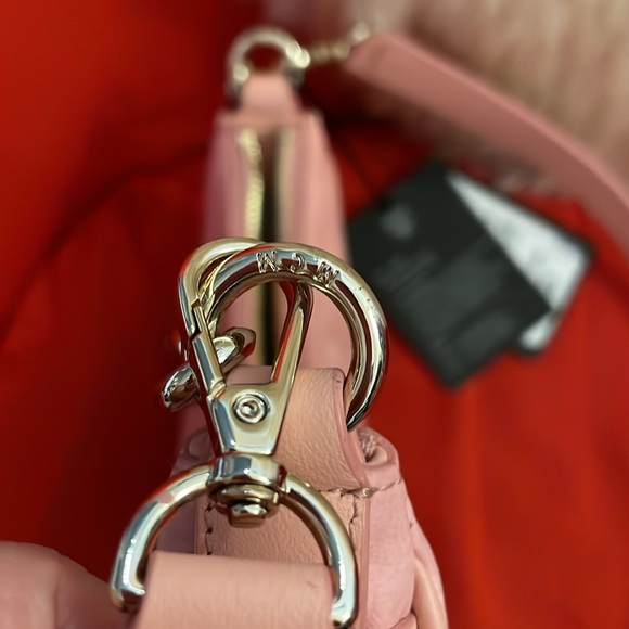 NWT MCM Small Aren Monogram Leather hobo/crossbody bag - Picture 4 of 10